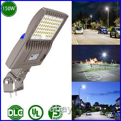 Outdoor Dusk to Dawn Commercial Shoebox Pole Lighting Flood Security Lamp 150W