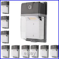 Outdoor LED Wall Pack Light Dusk to Dawn 5000K 200W Equivalent 2200 Lumens 10PCS