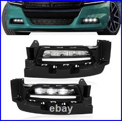 Pair LED Fog Light Assembly Dodge Charger/Charger SXT for 68214428AB 682144