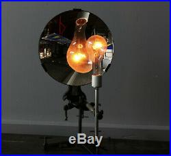 Parabolic reflector Large Vintage Glass Parabolic Lamp