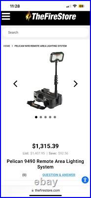 Pelican 9460 Rals Remote Area Lighting System With New Battery