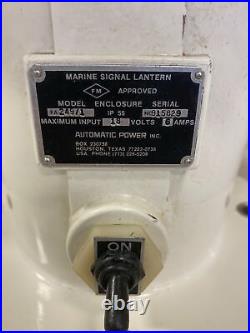 Pharos Marine Automatic Power FA-249/1 Marine Signal Lantern, 18V, 6A