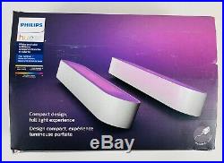 Philips Hue Play White & Color Smart Bar Light, 2 Pack Base Kit White
