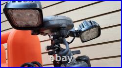 Plasticade 8005 Portable Workzone Flagger Station Dual Lamps, 35 amp 16hr RT