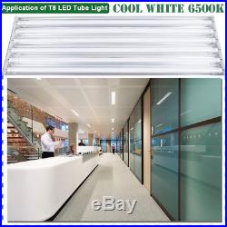 (QTY 2) 6 Bulb / Lamp T8 LED High Bay Warehouse Shop Commercial Light Fixture MY