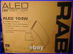 RAB ALED104 104-Watt LED Area Flood Light Fixture Standard 15 Deg. Mount