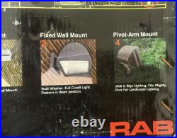 RAB FXH150QT FLEXFLOOD 150W MH QT HPF WithARM LAMP BRONZE