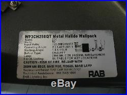 RAB WP3CH250QT Metal Halide Large HID Wallpack 250 Watts Bronze Light Fixture