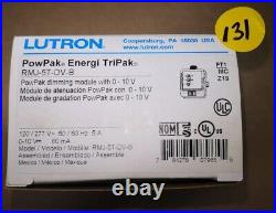 RMJ-5T-DV-B Lutron PowPak Energi TriPak Dimming Module 0-10v. NIB. Stock#131