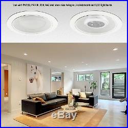 Recessed Can Light Trim 6 Inch Stepped White Baffle Trim Replaces Halo 310W
