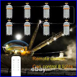Remote Control 150W Led Construction Work Light Fixture 5000K Jobsite Lighting