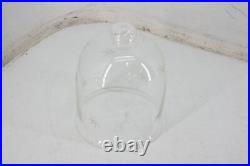 SEE NOTES JVI Designs 1016-10 60W Semi Flush Bell Jar Lantern w Star Glass Small