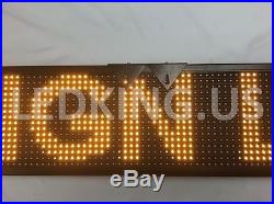 SIGN YELLOW 40x8 LED Sign Programmable Scrolling Message Display Board