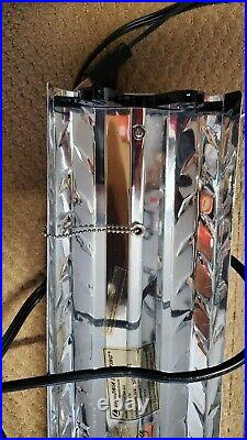 Set of 3 4' (48) Lithonia Lighting Diamond Plate Shoplight Shop Light
