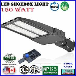 Shoe Box Street Light Adjustable Angle LED Parking Lot Lamp 150W Garden Lamp UR