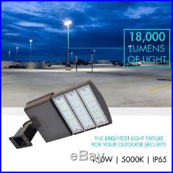 Shoe-box 150w LED Parking Lot Light Fixture ETL DLC approved Philis LED chips