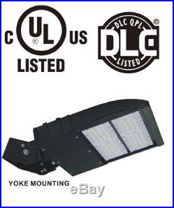 Shoe-box 150w LED Parking Lot Light Fixture UL DLC LISTED- Yoke Mount