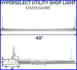 Shop Light Integrated LED 4 Pack 4FT Fixture Garage 35W 3800 Lumens 4000K NEW