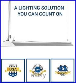 Shop Light Integrated LED 4 Pack 4FT Fixture Garage 35W 3800 Lumens 4000K NEW