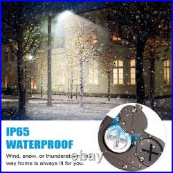 Slip Fitter & Arm Mount 320W LED Shoebox Light Parking Lot Street Area Lighting