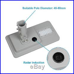 Solar Power Backyard LED Street Light Waterproof 3200LM Motion Sensor Dusk Dawn
