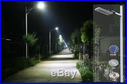 Solar Powered Hybrid LED Bike Path Street Parking Lot Smart Sensor Lights Lamp