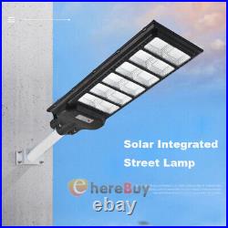 Solar Street Light 1200W Radar Sensor Dusk to Dawn 999999LM Super Bright Outdoor