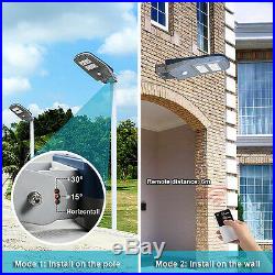 Solar Street Lights Commercial Outdoor Waterproof Motion Sensor Post 10W, 1000LM