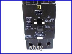 Square-d Edb34070 70a Edb Circuit Breaker 3p 3ph 480y/277vac (refurb)