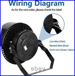 Stadium Flood Lights Outdoor Daylight LED Super Bright 5700K 500W 72,000LM 60°