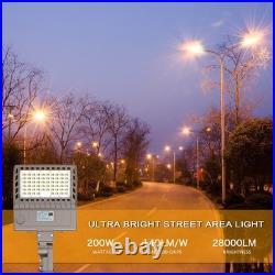 Street Light 200W LED Parking Lot Light Commercial Outdoor Pole Light DLC IP65 Street Light 200W LED Parking Lot Light Commercial Outdoor Pole Light DLC IP65