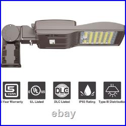 Street Light 200W LED Parking Lot Light Commercial Outdoor Pole Light DLC IP65