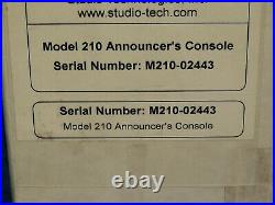Studio Technologies Model 210 Announcer's Console