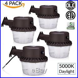 Sunco 4 PACK Barn Light 5000K Daylight 35W Dusk-to-dawn LED Outdoor Floodlight