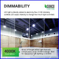 Sunco UFO LED High Bay Light 2 Pack 150W 21000 Lumens 4000K Cool White