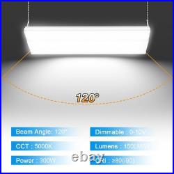Super Bright 400W 60000LM 2.2FT LED Linear High Bay Shop Warehouse Lighting