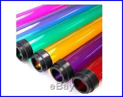 T12 4' ft COLORED 48 Tube Guard Fluorescent Plastic Light Cover Sleeve (QTY 24)