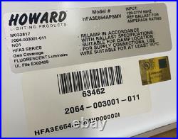 T5 New 48x16 Fluorescent Light Fixture 6-lamp HighBay 54W 60Hz 6-BULBS INCLUDED