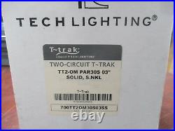 Tech Lighting T-Trak Two-Circuit Stainless Lighting Fixture 700TT2OM30S03SS