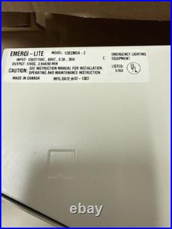 Thomas & Betts Emergi-Lite 12ecm54-2 12v 54 watt White Emergency Exit Light