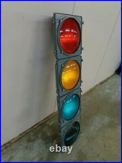 Traffic Control Tech 4 Lens Stop / Right Turn Signal Red Yellow Green 12 Lens