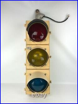 Traffic Control Technologies 3 Light Traffic Signal With 8 Lens & Hanger Mount