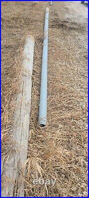 Two 35 Foot Galvanized Steel Flag/ Street Light Poles