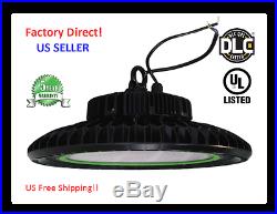 UFO 200W LED High Bay 5000K, 26500LM UL, DLC Dimmable US SELLER