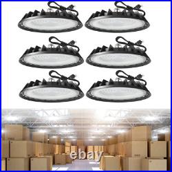 UFO High Bay LED Lights 300W Commercial Lighting Fixture for Factory & Shop 6Pcs