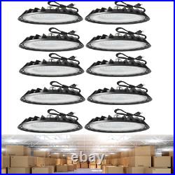 UFO High Bay Led Shop Light with US Plug, Commercial Lighting for Factory 10Pack