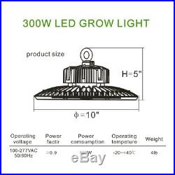 UFO LED 300W Grow Light Grow Tent Kit Complete Package Setup Indoor Plant Grow