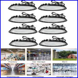 UFO LED High Bay Light 200W HighBay Light for Warehouse Factory Barn Shop 8Pack