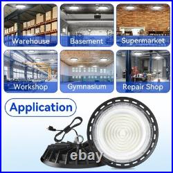 UFO LED High Bay Light 200W HighBay Light for Warehouse Factory Barn Shop 8Pack