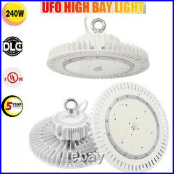 UFO LED High Bay Light 240W 140LM/W Warehouse Factory Commercial Shop Lighting